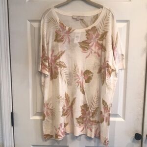 LOFT Plus brand size 20/22 pullover short sleeve lightweight sweater- NWT